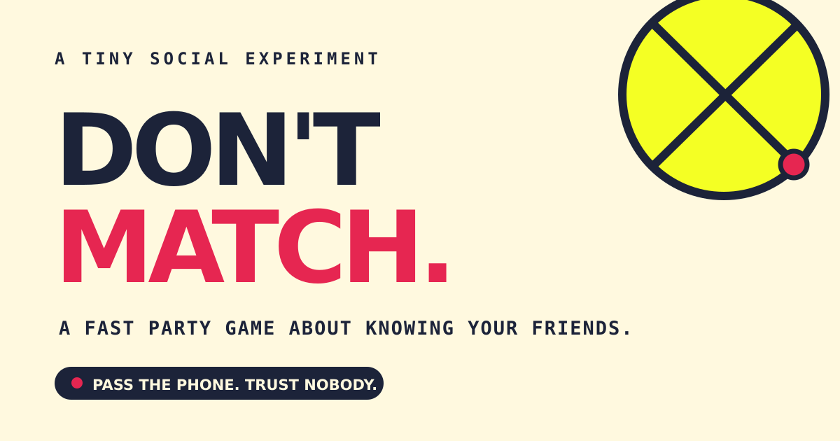 Don't Match